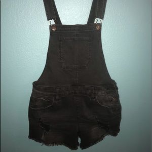 Jean Short Overalls